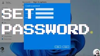 How to Set a Password on Windows 11