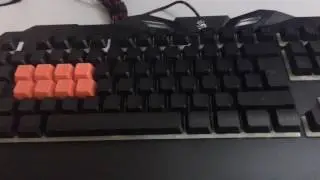 A4tech bloody B328 gaming keyboard unboxing - 4k