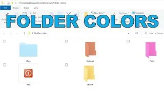 How to change folder color in Windows 10