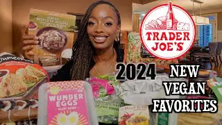 TRADER JOE'S NEW VEGAN ITEMS MUST TRY | GROCERY HAUL
