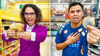 DIVIDIMOS O MERCADO NO MEIO E O ÚLTIMO A SAIR DA SUA METADE, VENCE!