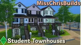 Student Townhouses - Sims 4 Speed Build