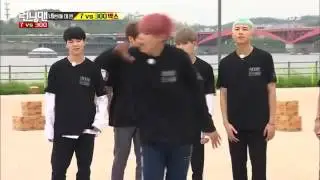 [CUT] Running Man Ep 300 - BTS TaeHyung Fire Dance