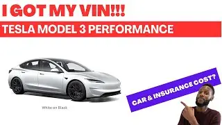 Tesla Model 3 Performance - 1st VIN Assigned - Black Interior