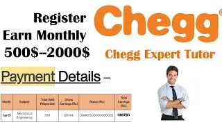 How to Register chegg Expert Tutor and Earn Money from Chegg | Complete chegg Tutor Guide