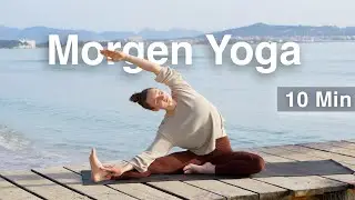 Yoga am Strand | Mallorca Morning Flow | 10 Min Yoga im Sitzen für Anfänger