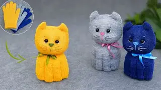 Wonderful idea from a glove🧤Try it, you will be delighted😍No glue