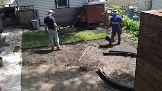 Laying Sod Timelaps