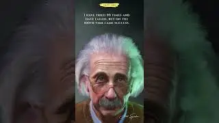 Albert Einstein Best Quotes on Failure #shorts #motivationalvideo #alberteinsteinquotes