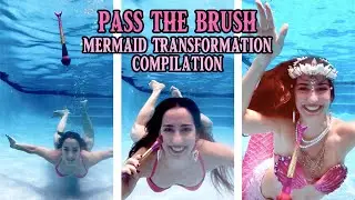 How many mermaids can you count? Pass the Brush Mermaid Transformation Compilation