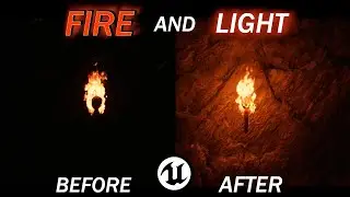 Let's Build the RPG! - 61 – Torch Fire Full Tutorial - Fire and Light in Unreal Engine 5