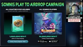 Somnis Rumble Rush: 14 Million $OVT Token Airdrop Info and Gameplay