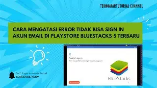 Cara Mengatasi Error Tidak Bisa Sign In Atau Login Di Google Playstore Bluestacks 5 Terbaru