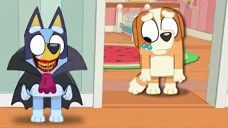 BLUEY SE DISFARÇOU DE VAMPIRO PARA TROLAR A BINGO