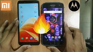 Redmi Note 5 Pro vs Moto G5 Plus Speedtest 🔥