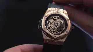 HUBLOT - Big Bang Unico Sang Bleu King Gold