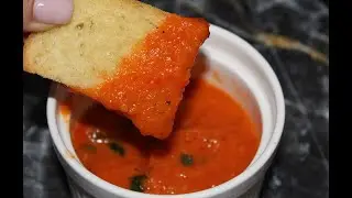 Суп-пюре из томатов.Tomato puree soup.