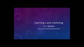Learning C programming with cpp