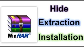 How To Hide WinRAR SFX Setup Extraction / Installation