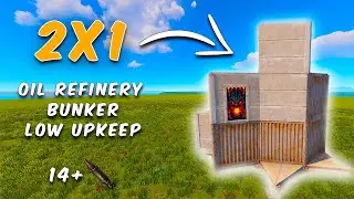 My BEST 2x1 Starter Base with BUNKER Rust! 2024