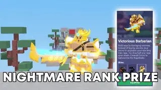 The *Nightmare Rank* Prizes in roblox bedwars!