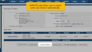 WHMCS Management Tutorial 5 - How to manage orders