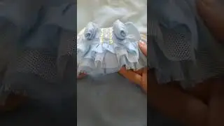 Голубое платье для куклы #текстильнаякукла #doll #schorts #платьесвоимируками