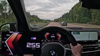 BMW X5M60i FAST TOP SPEED Drive: Berlin to Leipzig | German Autobahn | 4K ASMR POV Drive
