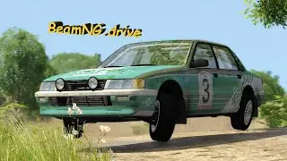 Бью машины в BeamNG.drive