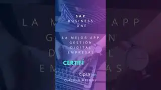 💙 CURSO SAP BUSINESS ONE BARCELONA  #empiezahoy #gestiondigital #cursoonline #aturitmo