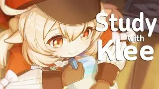 Study with Klee for 1 Hour - Genshin Impact Relaxing OST (Work/Study/Relax)