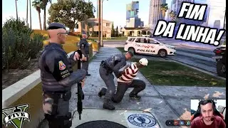 FUGA DO TÁTICO TERMINA COM VEÍCULO CAPOTADO - GTA RP