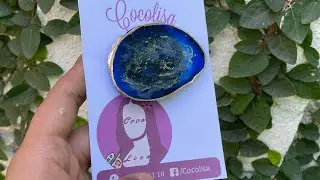 Pop socker de resina con molde casero de silicon / Resin pop socker