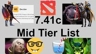 Dota 2 7.41c Mid Tier List