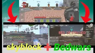 Best Java server of skyblock and Bedwars in pojav launcher for Minecraft pocket edition।Hindi। 2021