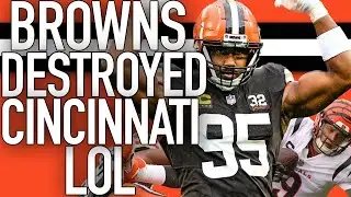 BROWNS EMBARRASSED THE BENGALS LOL EXPOSED JOE BURROW?