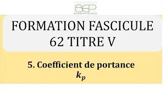 5.Géotechnique - calcul du coefficient de portance Kp - Méthode Pressiométrique-Fascicule 62 Titre V