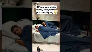 Wake up next to a possessed ❤️ #funny #couple #funnyvideo #funnyshorts #lol #love #possession #wow