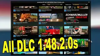 ATUALIZADO - Euro Truck Simulator 2 I ALL DlC´s 1.48.2.0s - ETS2 Gameplay