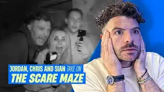 Jordan North, Chris Stark & Sian Welby freak out in TERRIFYING haunted scare maze | Capital