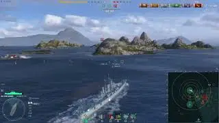 Крейсер Демойн разваливает кабины! Мир кораблей! World of Warships!