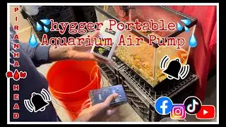 hygger Portable Aquarium Air Pump