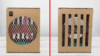How To Make Cardboard Fan | Cardboard Fan Kaise Banaen | Cardboard Fan