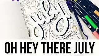 July Bullet Journal Setup