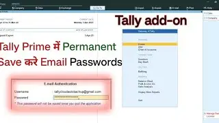 Unlock a Secret Feature with Tally Prime: Permanent Save Email Passwords!