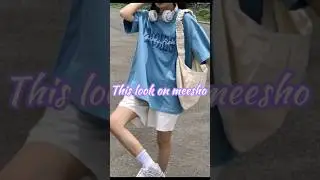 Aesthetic/soft Korean outfits on Meesho #meesho #tomboy #aesthetic #shots