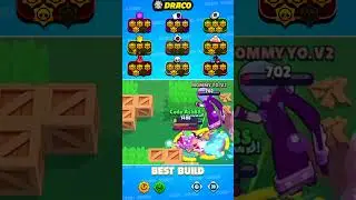 Draco Tier List and Best Build!  #brawlstars