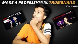 How I create my thumbnails | How to make thumbnail for YouTube videos in mobile🔥🔥