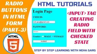 HTML Tutorials || How To Create Radio Button in HTML || Radio Buttons || Forms in Html || Part-3