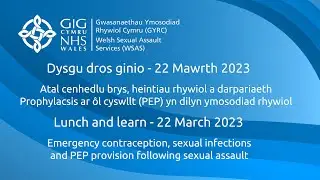 WSAS Lunch and Learn: Emergency contraception, sexual infections and PEP after sexual assault